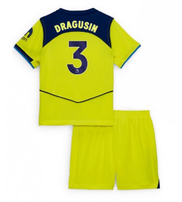 Tottenham Hotspur Radu Dragusin #3 Dětské Alternativní Dres 2025-26 Krátký Rukáv (+ trenýrky)